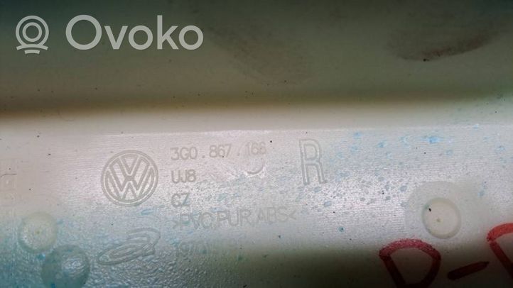 Volkswagen PASSAT B8 Obudowa klamki wewnętrznej drzwi przednich 3G0867166