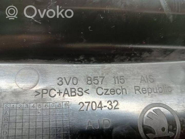 Volkswagen Fox Element deski rozdzielczej 3V0857115