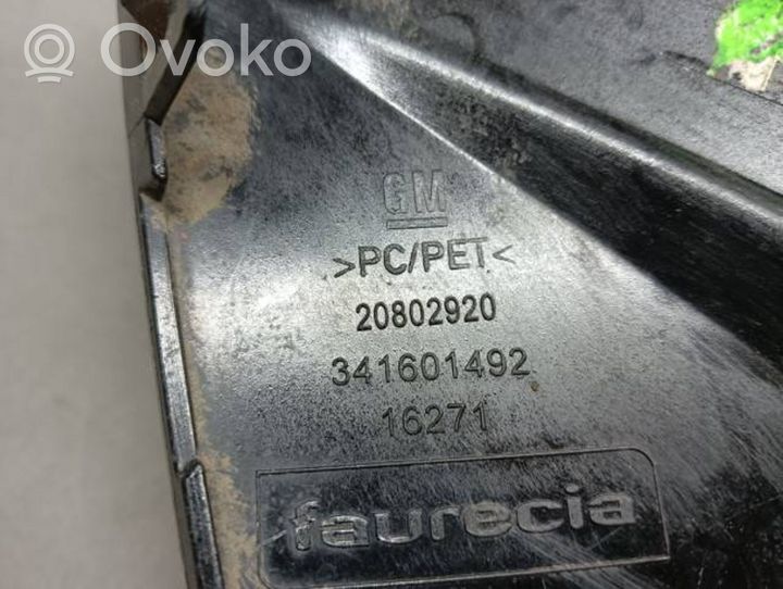 Opel Zafira C Etupuskurin alempi jäähdytinsäleikkö 20802920