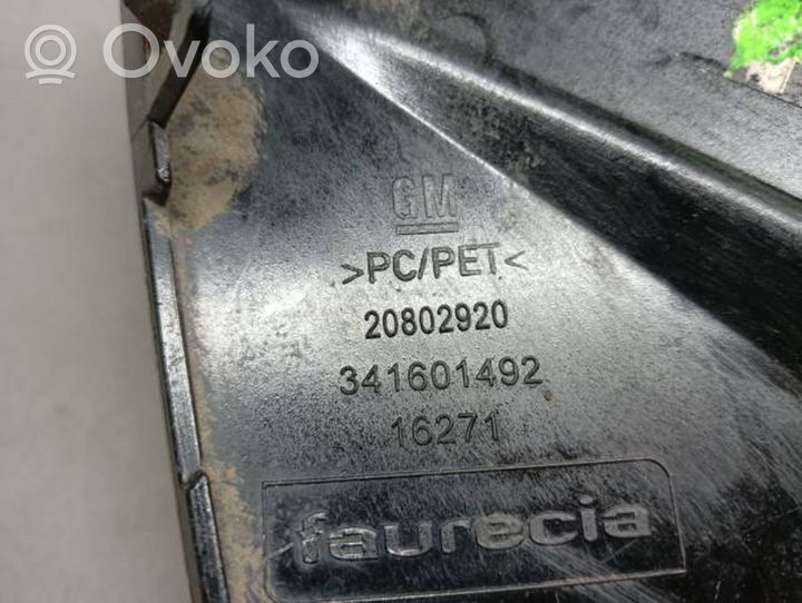 Opel Zafira C Mascherina inferiore del paraurti anteriore 20802920