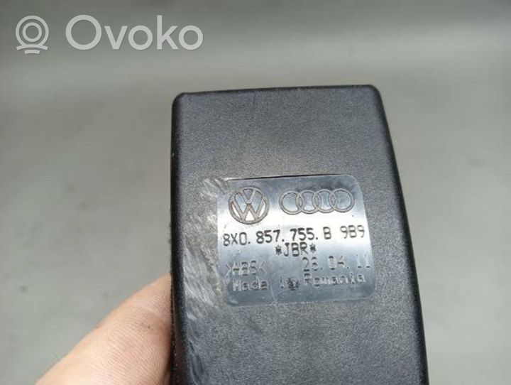 Audi A1 Klamra przedniego pasa bezpieczeństwa 8X0857755B