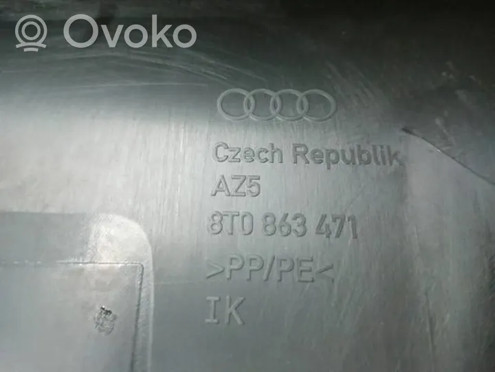 Audi A5 8T 8F Ladekante Verkleidung Kofferraum 8T0863471