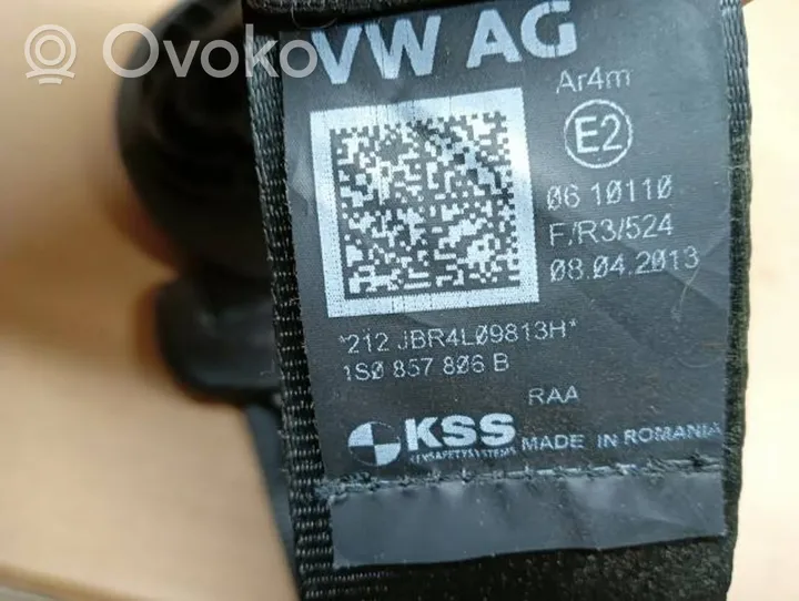 Skoda Citigo Pas bezpieczeństwa fotela tylnego 1S0857806B