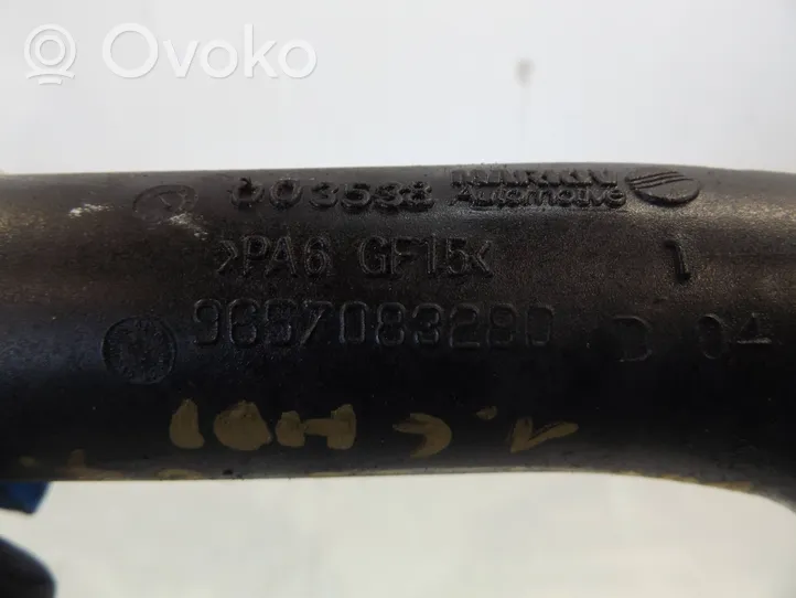 Citroen Berlingo Rura / Wąż dolotowy powietrza 9657083280