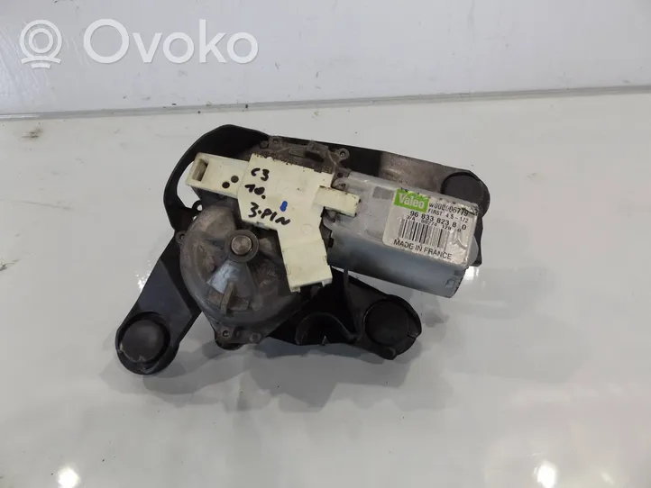 Citroen C3 Rear window wiper motor 9683382380