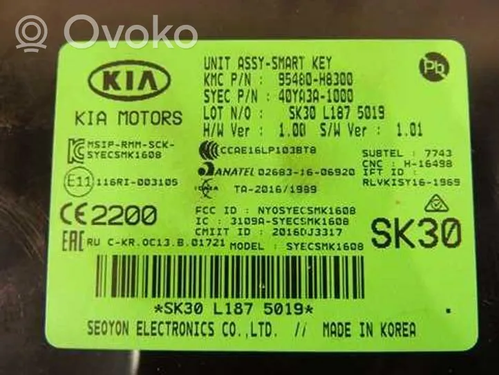 KIA Rio Kiti valdymo blokai/ moduliai 95480-H8300