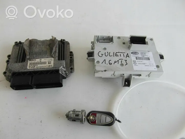 Alfa Romeo Giulietta Kit centralina motore ECU e serratura 