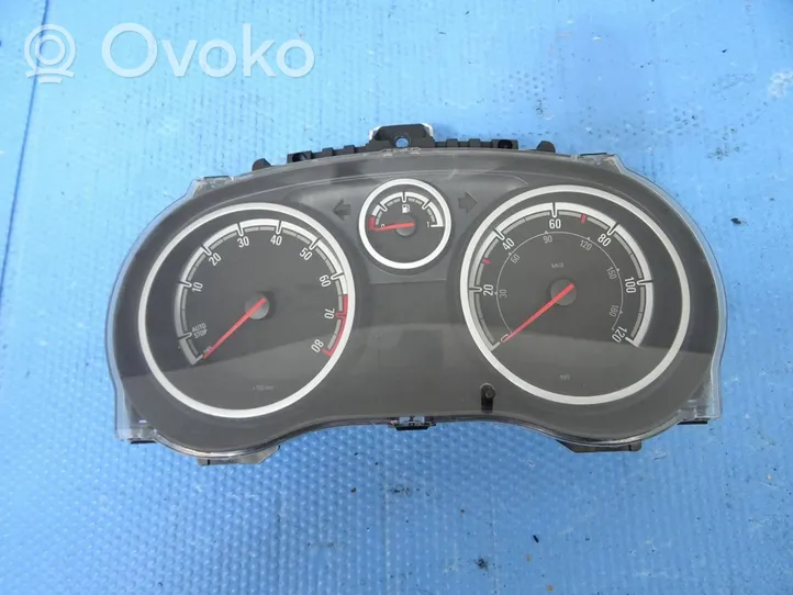 Opel Corsa D Speedometer (instrument cluster) 13372161