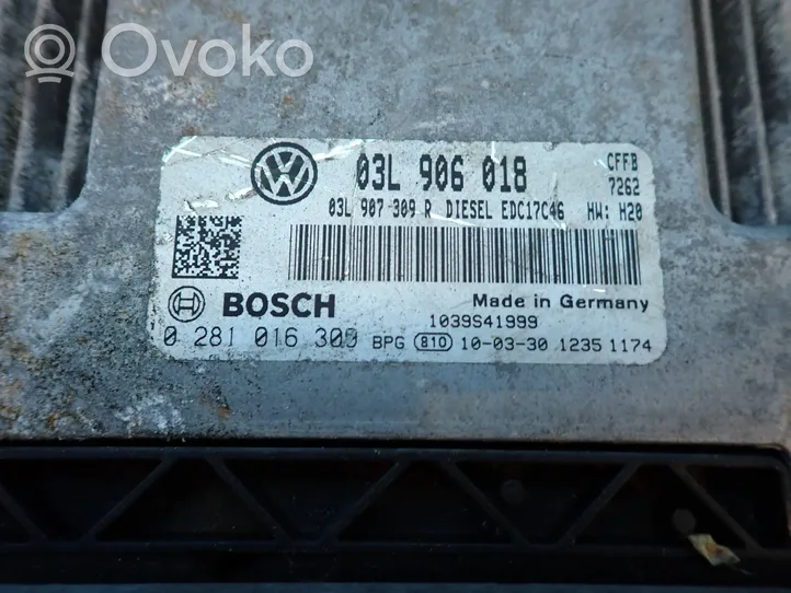 Volkswagen PASSAT B5.5 Sterownik / Moduł ECU 03L906018