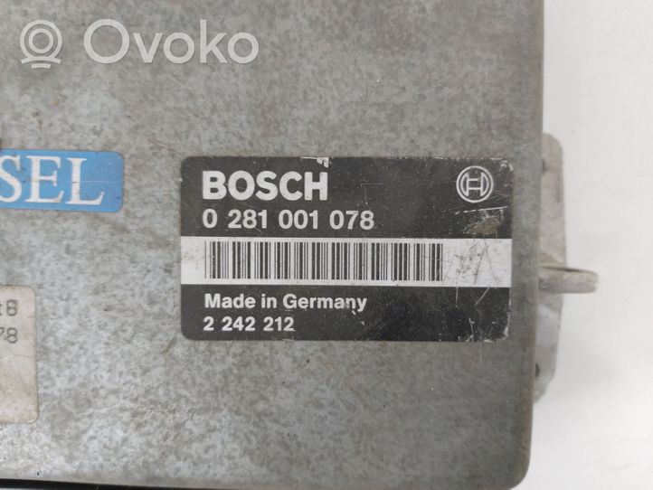 BMW 5 E34 Engine control unit/module ECU 0281001078