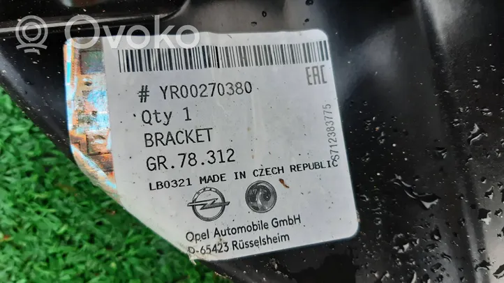 Opel Insignia B Staffa di rinforzo montaggio del paraurti posteriore YR00270380