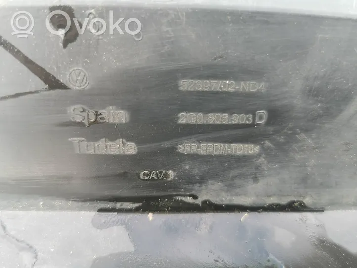 Volkswagen Polo VI AW Osłona pod zderzak przedni / Absorber 2G0805903D