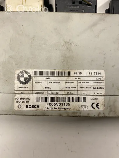 BMW 5 F10 F11 Tavaratilan luukun hydrauliikkasarja 7317514