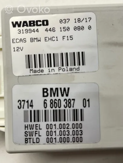 BMW X5 F15 Centralina sospensioni pneumatiche (posteriore) 6860387