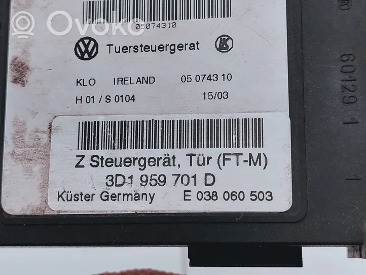 Volkswagen Phaeton Etuoven ikkunan nostomoottori 038060503