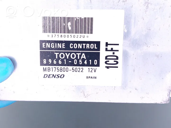Toyota Avensis T250 Unité de commande, module ECU de moteur MB1758005022