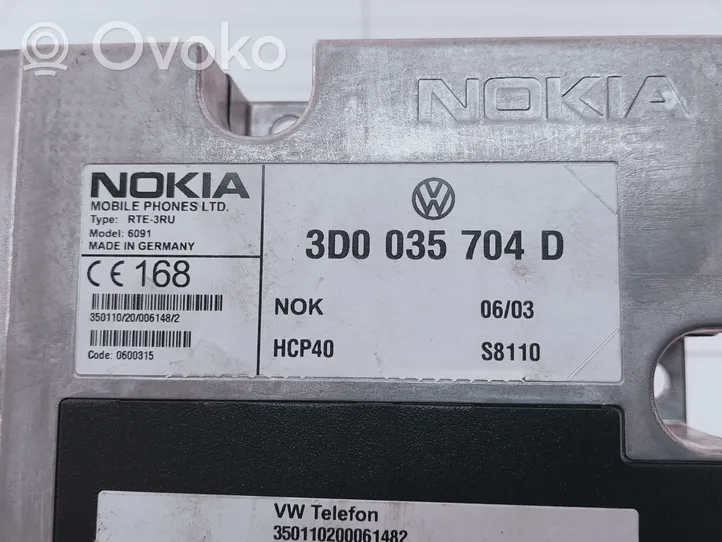 Volkswagen Phaeton Telefono valdymo blokas 