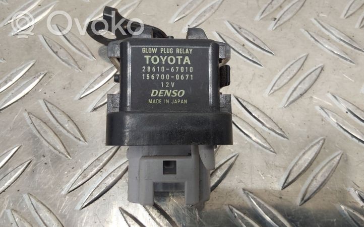 Toyota Verso Przekaźnik / Modul układu ogrzewania wstępnego 2861067010