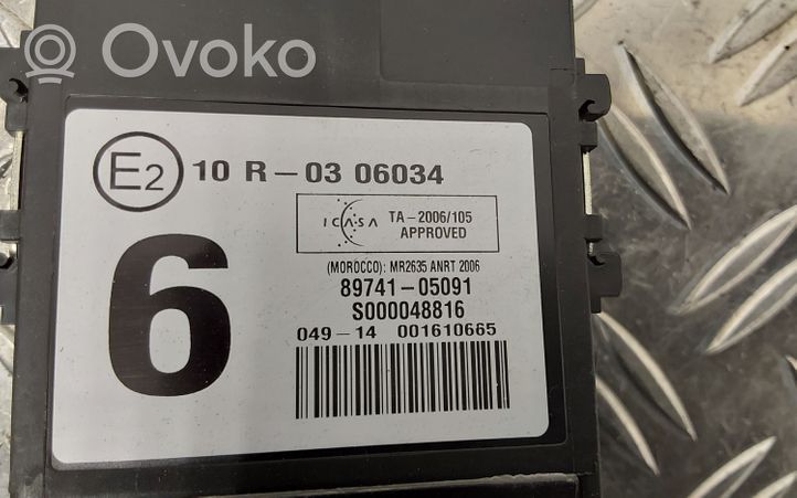 Toyota Avensis T270 Durų elektronikos valdymo blokas 8974105091