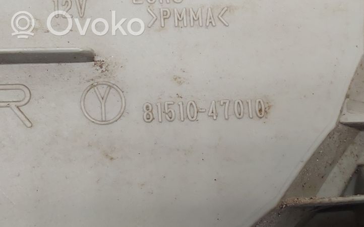 Toyota Prius (XW30) Indicatore di direzione anteriore 8151047010