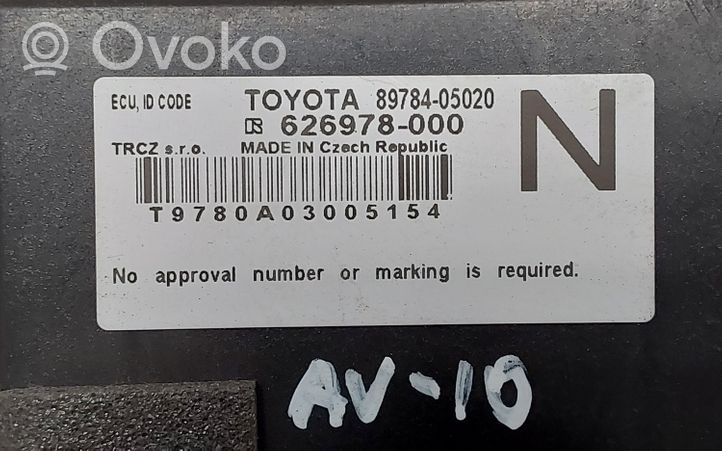 Toyota Avensis T270 Imobilaizera vadības bloks 8978405020