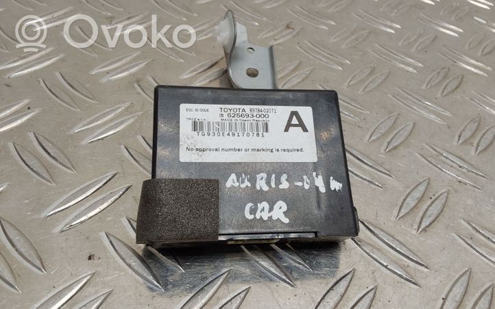 Toyota Auris E180 Ajonestolaitteen ohjainlaite/moduuli 8978402071