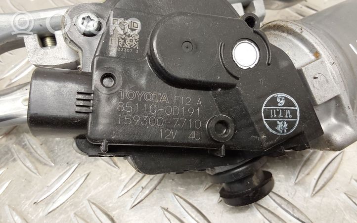 Toyota Yaris Mechanizm wycieraczek szyby przedniej / czołowej 851100D191