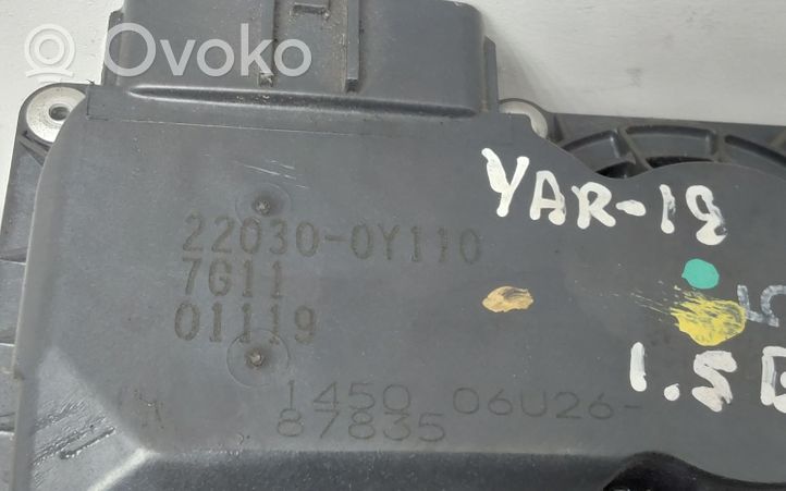 Toyota Yaris Clapet d'étranglement 220300Y110