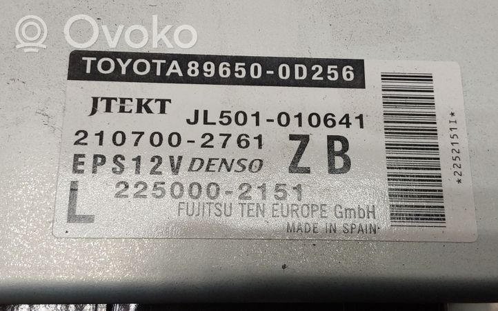 Toyota Yaris Unité de commande / calculateur direction assistée 896500D256