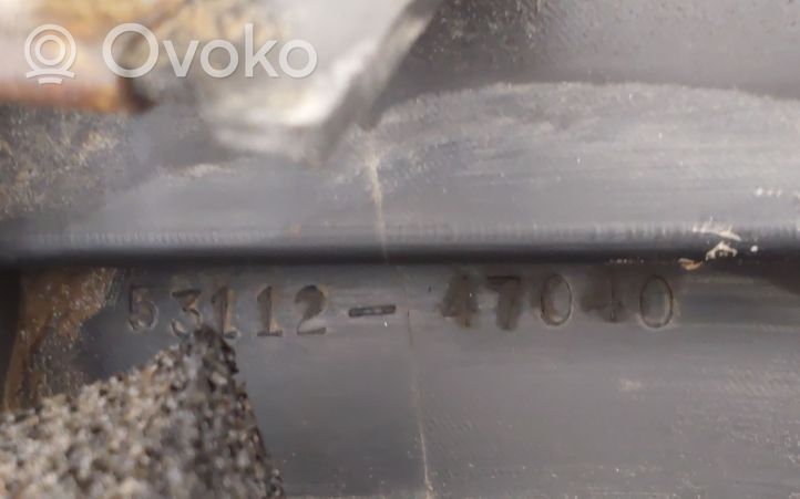 Toyota Prius (XW30) Etupuskurin alempi jäähdytinsäleikkö 5311247040