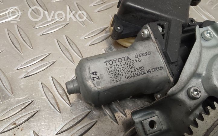 Toyota Auris 150 Moteur de lève-vitre de porte arrière 8570102010