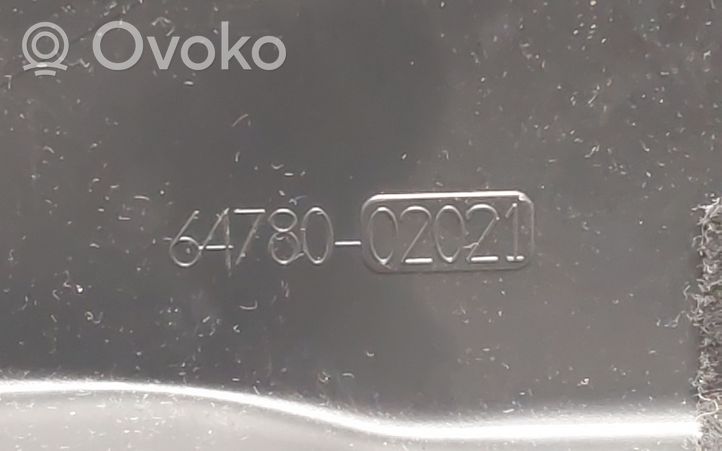 Toyota Auris E180 Poszycie / Tapicerka tylnej klapy bagażnika 6478002020