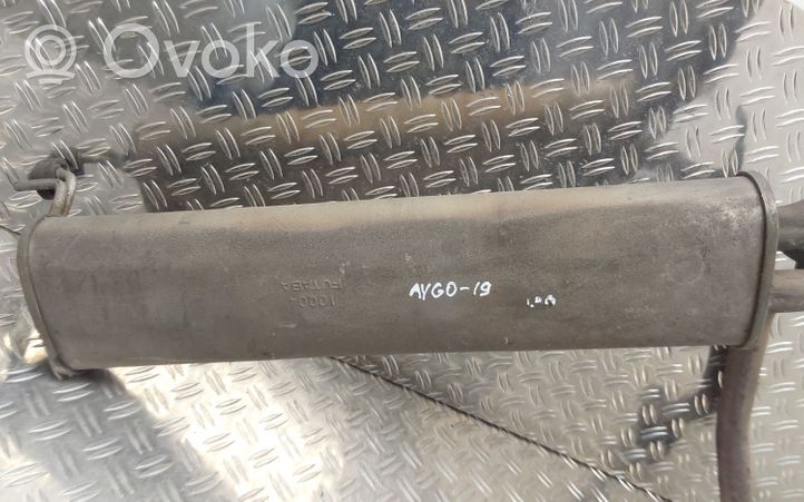 Toyota Aygo AB40 Tłumik tylny / Końcowy / Wydech 