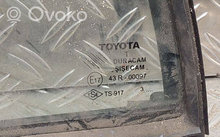 Toyota Corolla E120 E130 Vetro del deflettore posteriore 43R00097
