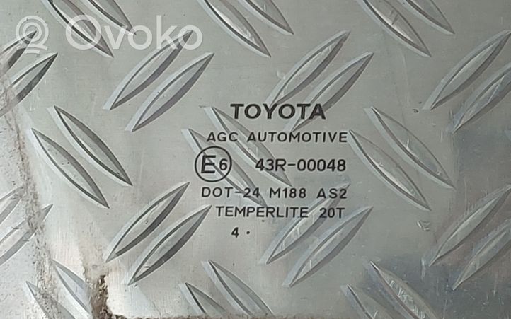 Toyota Yaris Takaoven ikkunalasi 43R00048