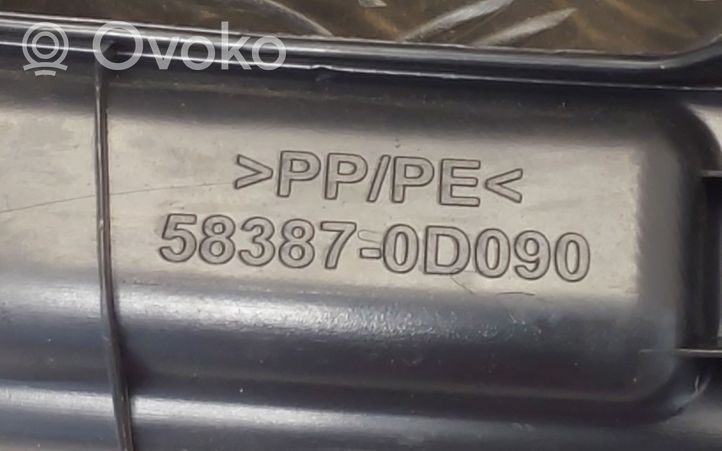 Toyota Yaris Отделка порога багажника 583870D090