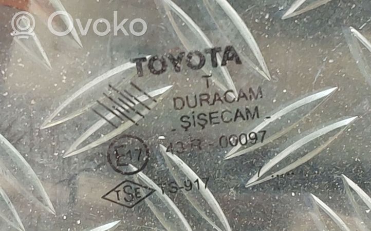 Toyota Auris 150 Takakulmaikkunan ikkunalasi 43R00097
