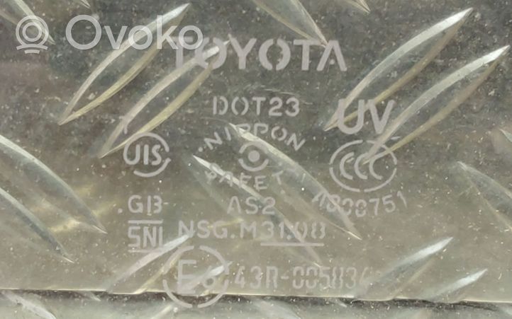 Toyota Prius (XW30) Takasivuikkuna/-lasi 43R005834