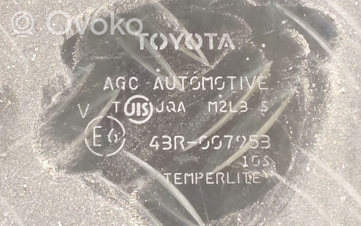 Toyota Verso-S Takaoven ikkunalasi 43R007953