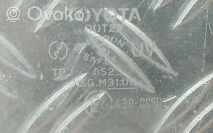 Toyota Yaris Verso Pagrindinis galinių durų stiklas 43R005834