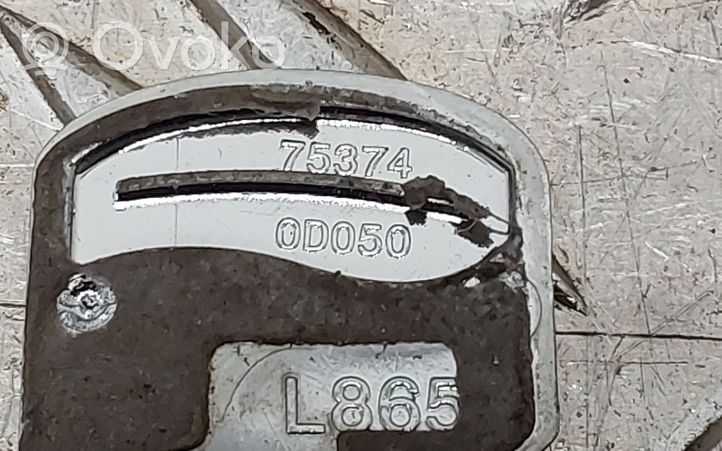 Toyota Yaris Litery / Emblematy na błotnik przedni 753740D050