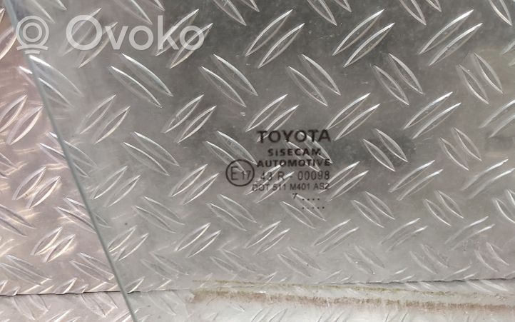 Toyota C-HR Etuoven ikkunalasi, neliovinen malli 