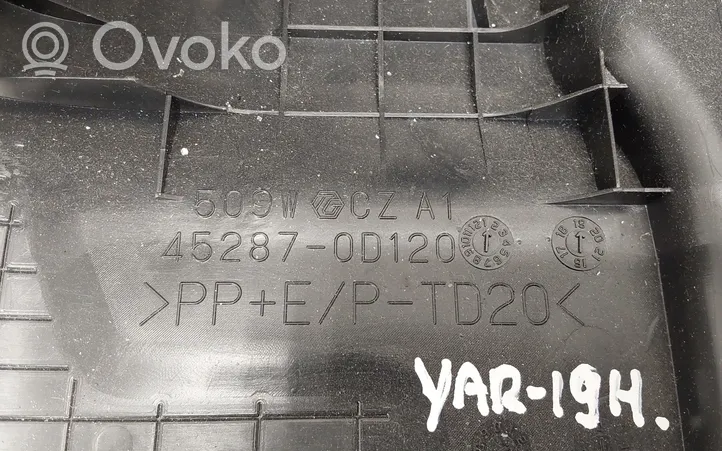 Toyota Yaris Rivestimento del piantone del volante 452870D120