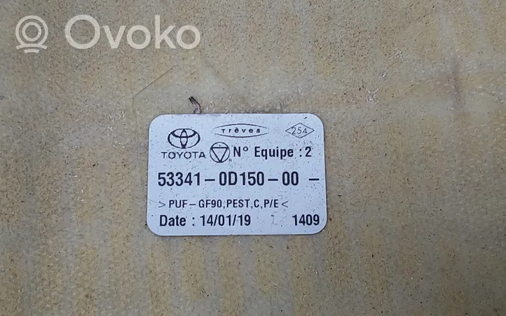 Toyota Yaris Isolation acoustique et thermique pour capot 533410D150