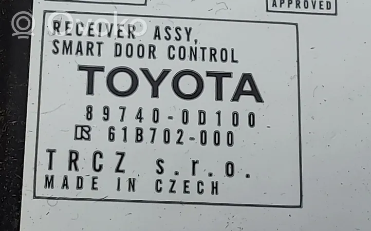 Toyota Yaris Durvju vadības bloks 897400D100