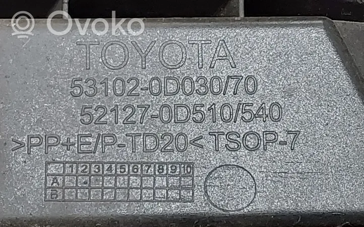 Toyota Yaris Zaślepka / Osłona haka holowniczego przednia 531020D030