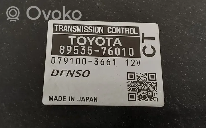 Toyota Prius (XW30) Vaihdelaatikon ohjainlaite/moduuli 8953576010