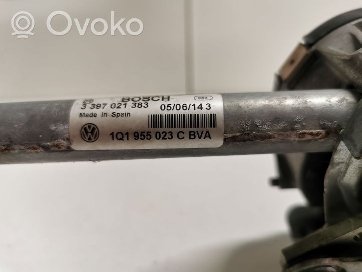 Volkswagen Eos Mechanizm i silniczek wycieraczek szyby przedniej / czołowej 1Q01955023C