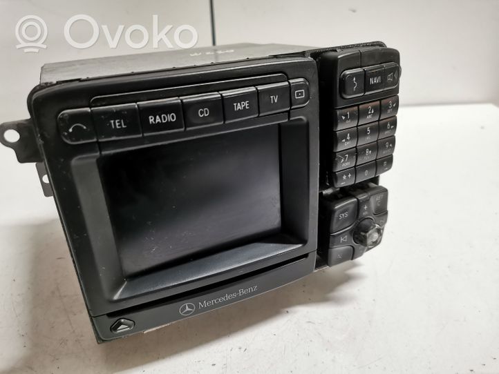 Mercedes-Benz S W220 Radio/CD/DVD/GPS-pääyksikkö A2208270442