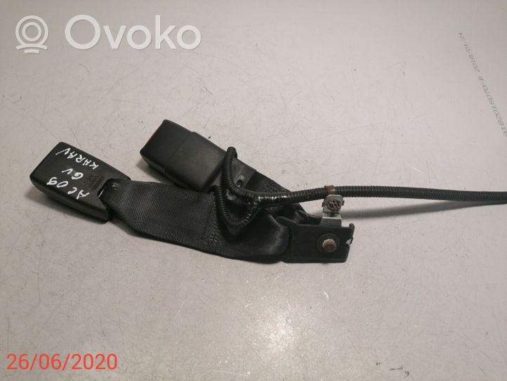 Honda Accord Boucle de ceinture de sécurité arrière centrale 1056783